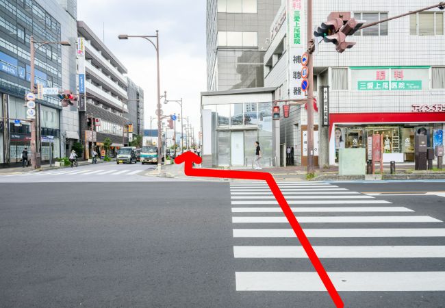 上尾駅からのアクセスルート　その6