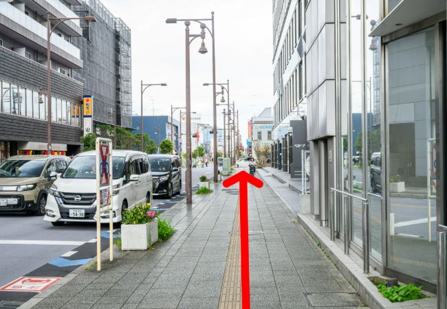 提携駐車場からクリニックまでのアクセスルート　その4